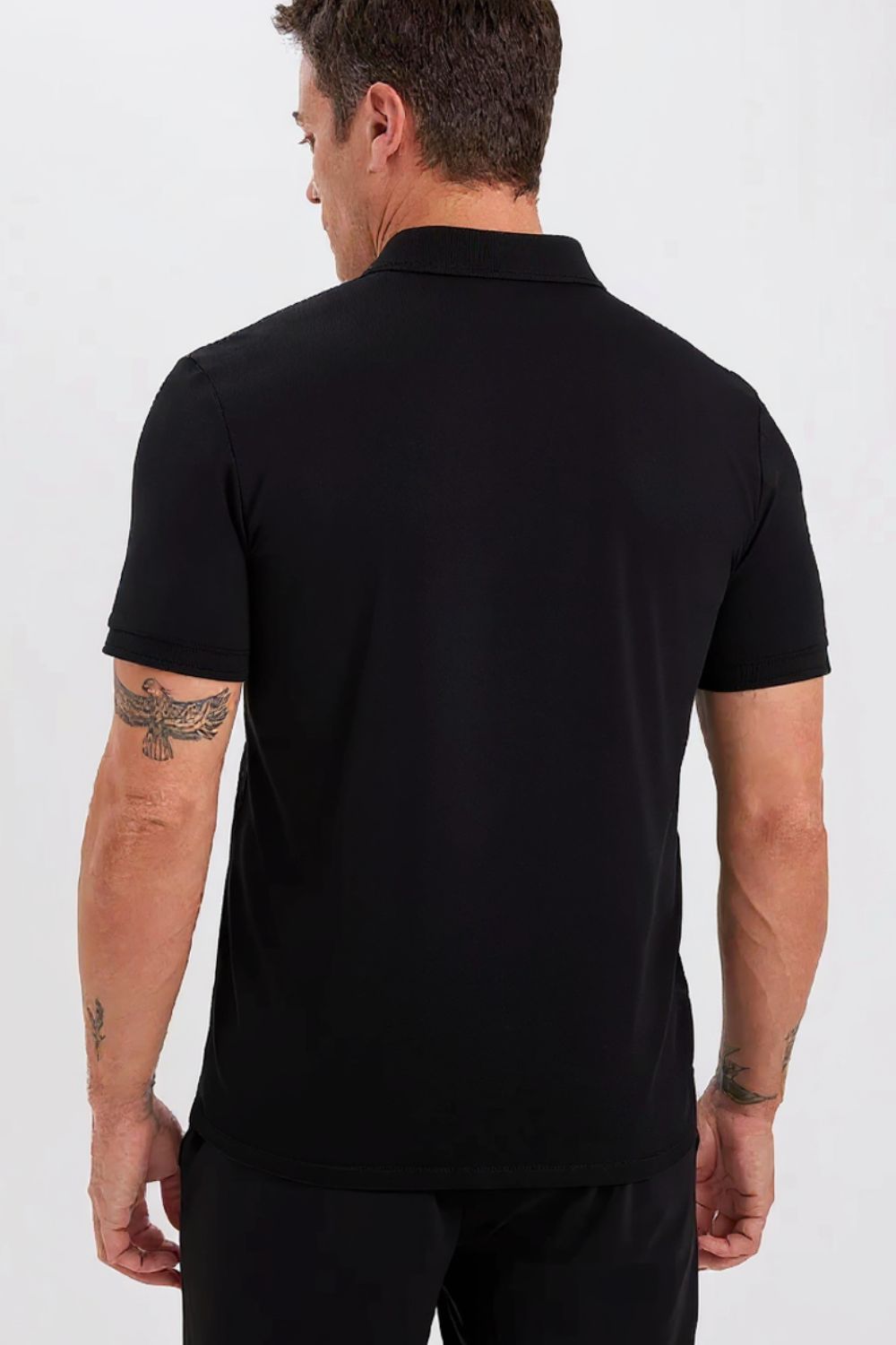 Jet Black Slim Polo