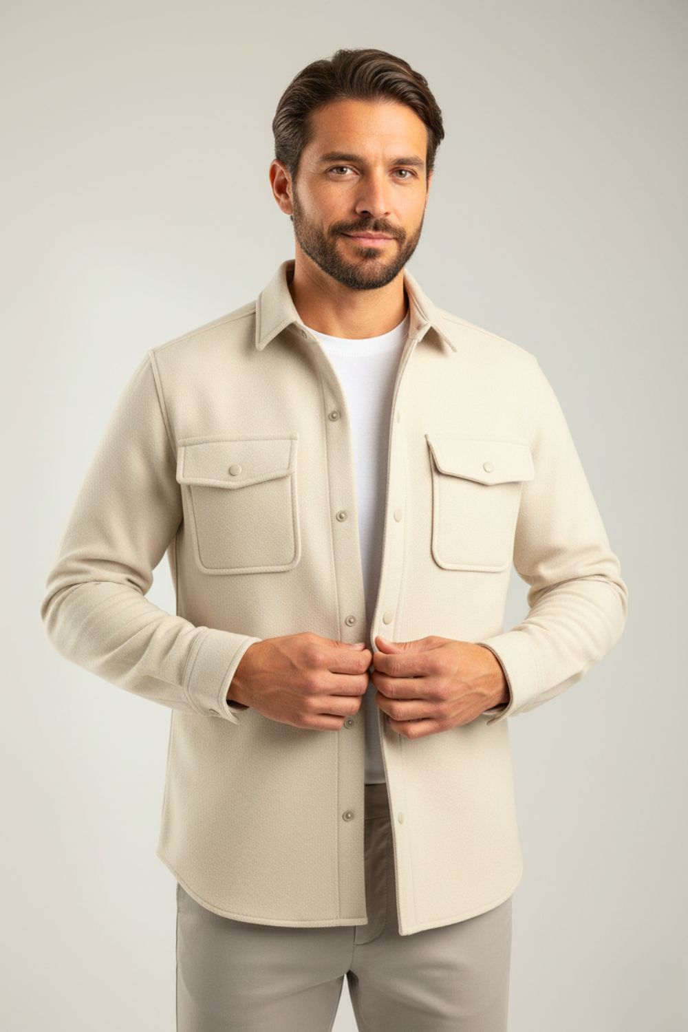 The Signature Stone Overshirt