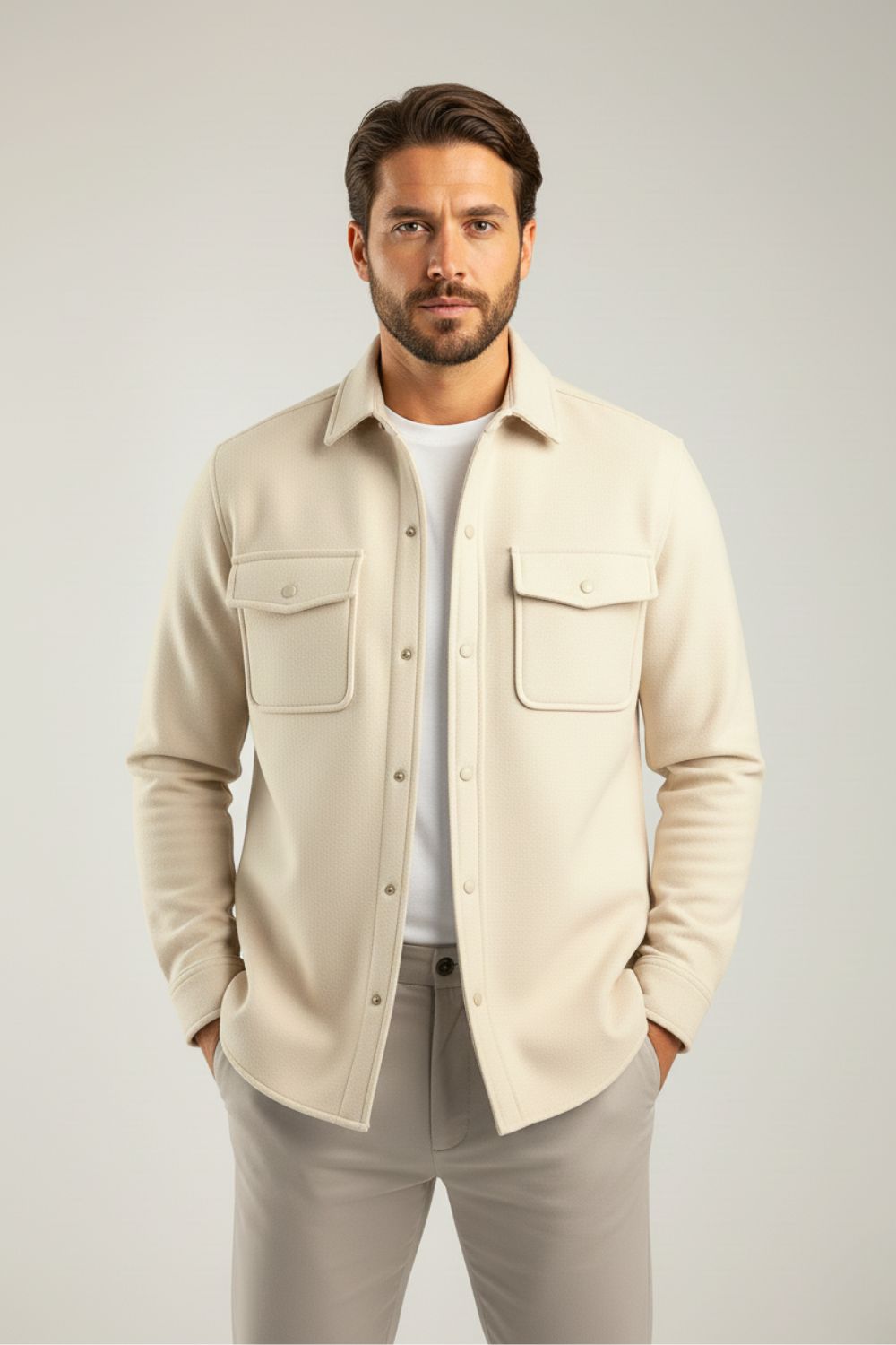 The Signature Stone Overshirt