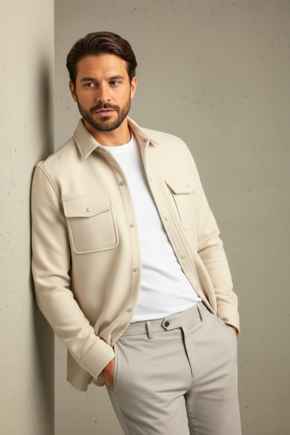 The Signature Stone Overshirt