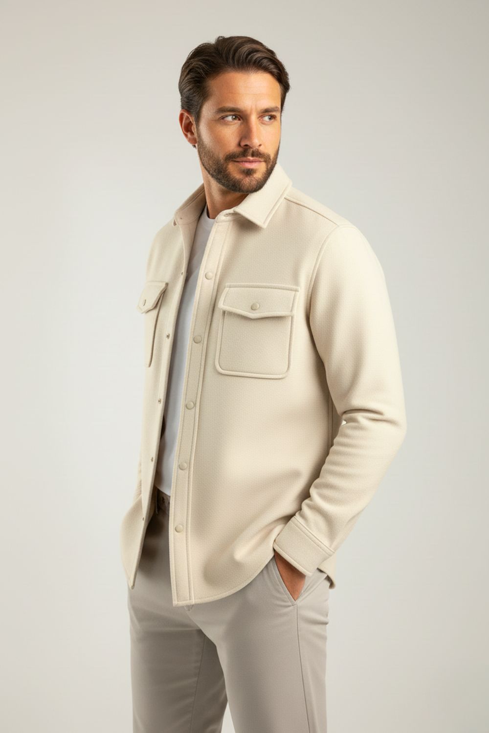 The Signature Stone Overshirt