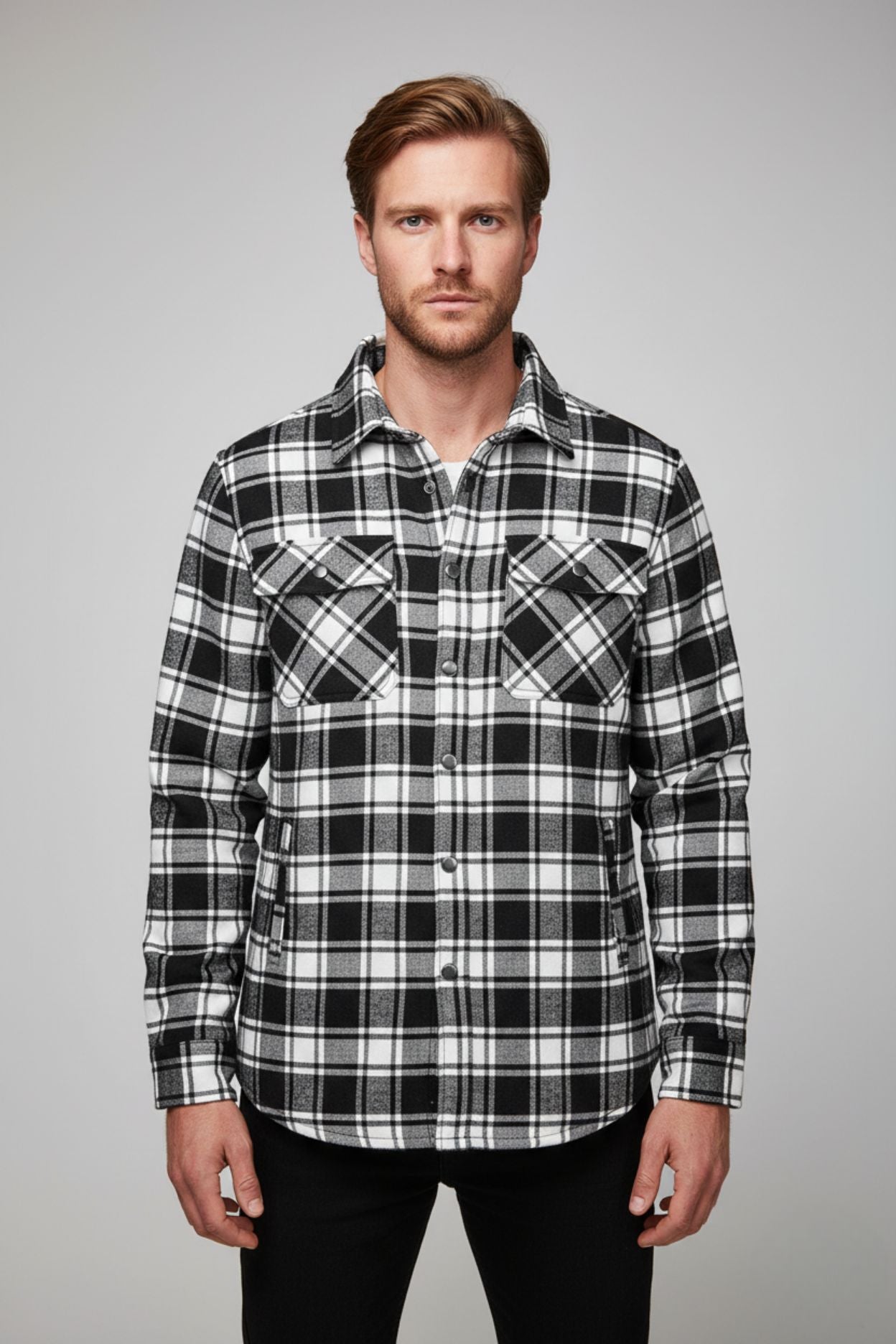 The Highland Black Overshirt