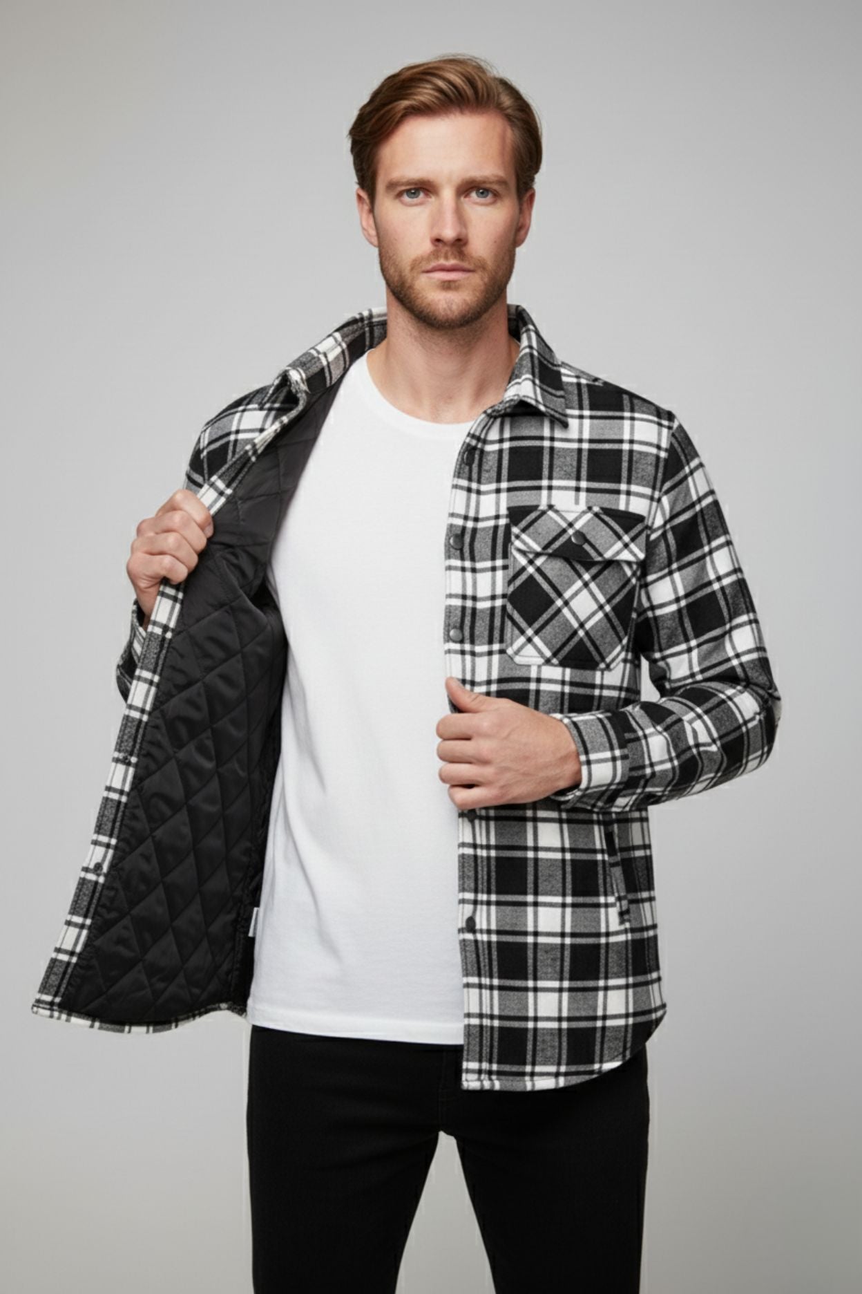 The Highland Black Overshirt