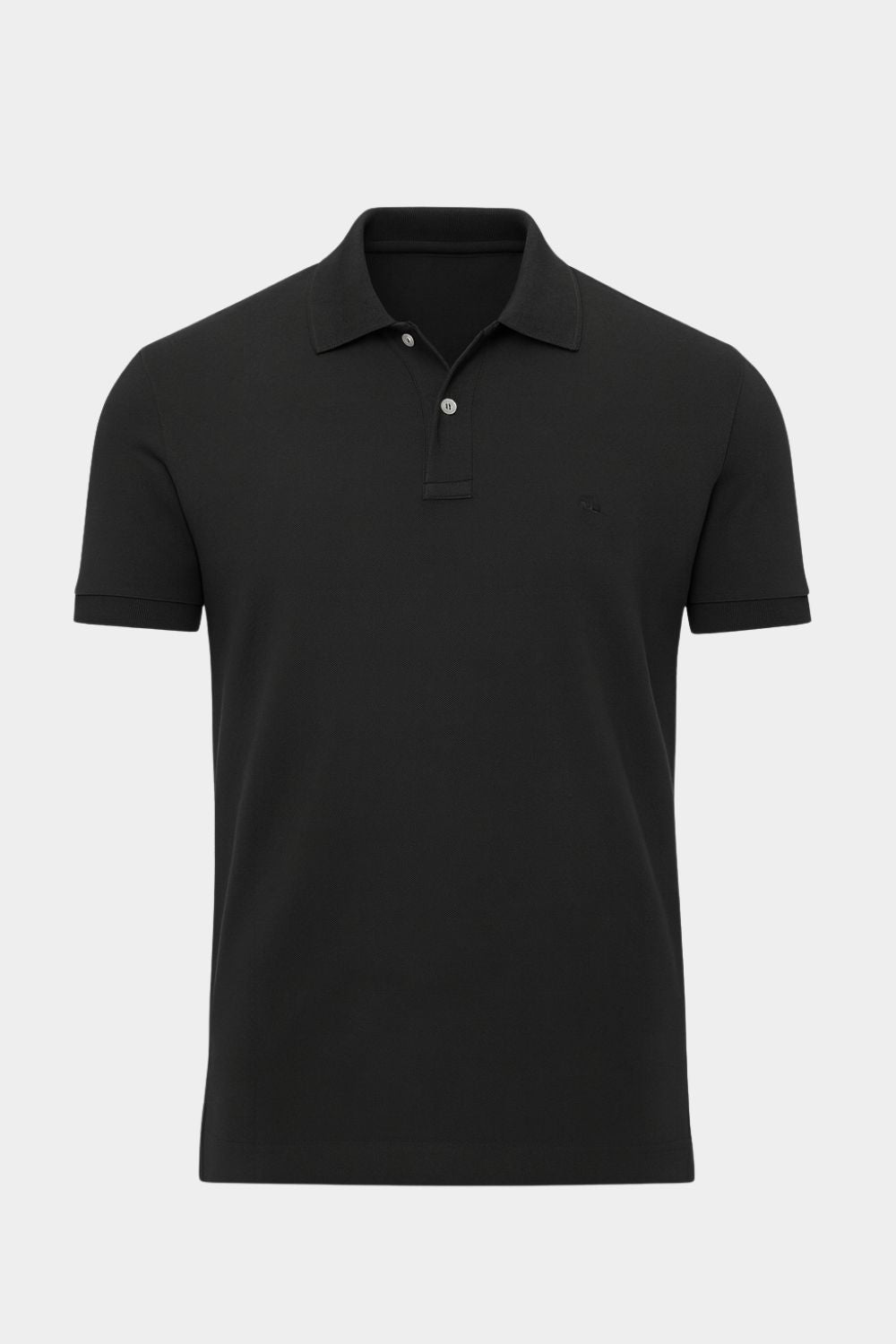 Jet Black Slim Polo