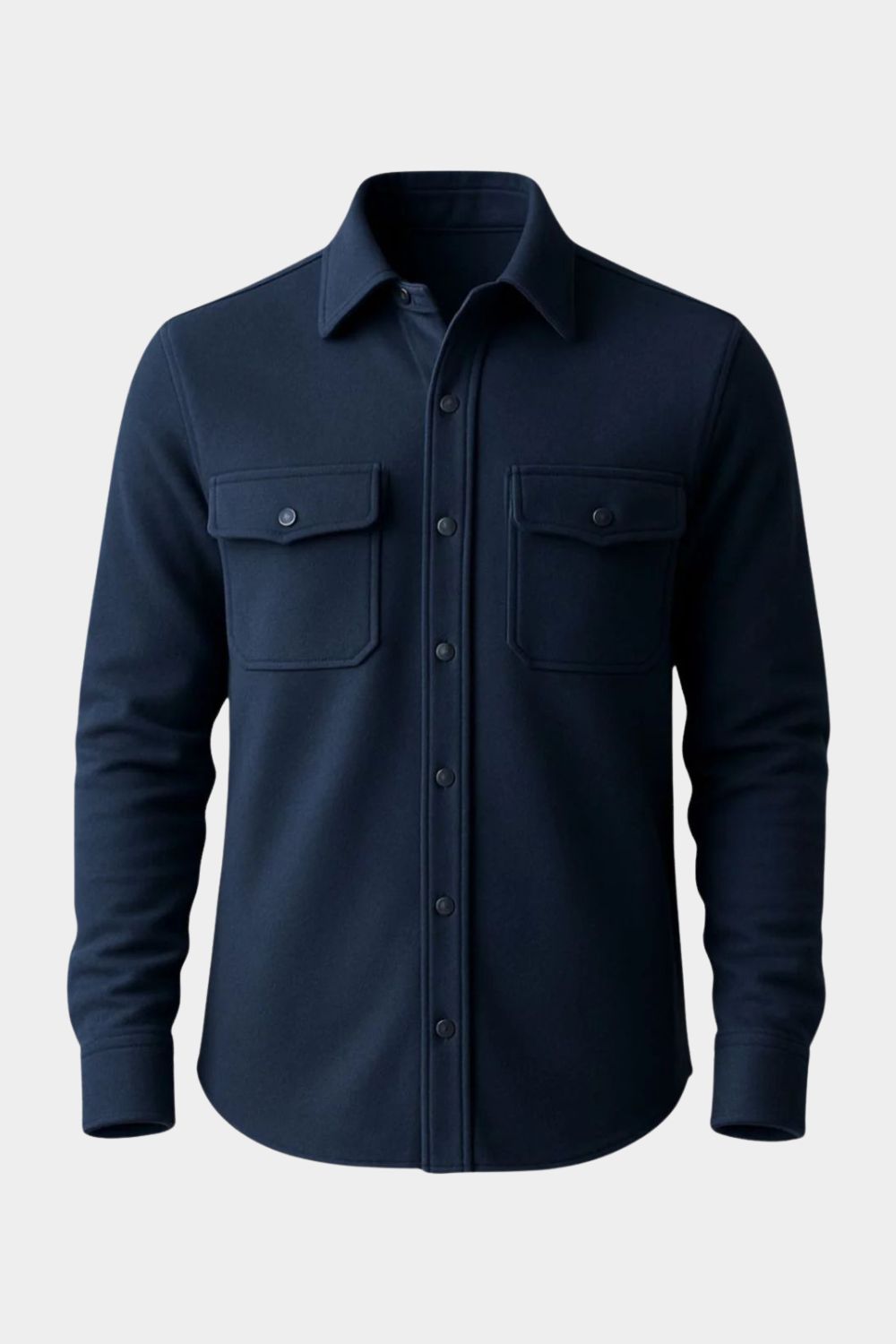 The Signature Navy Overshirt