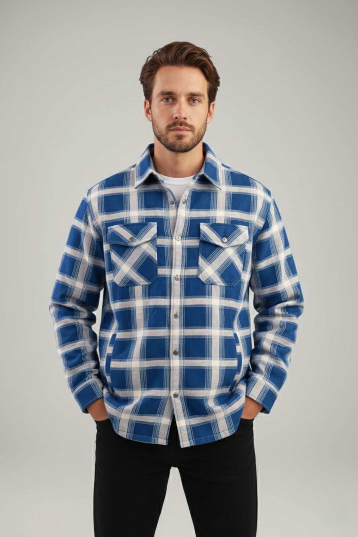 The Highland Blue Overshirt