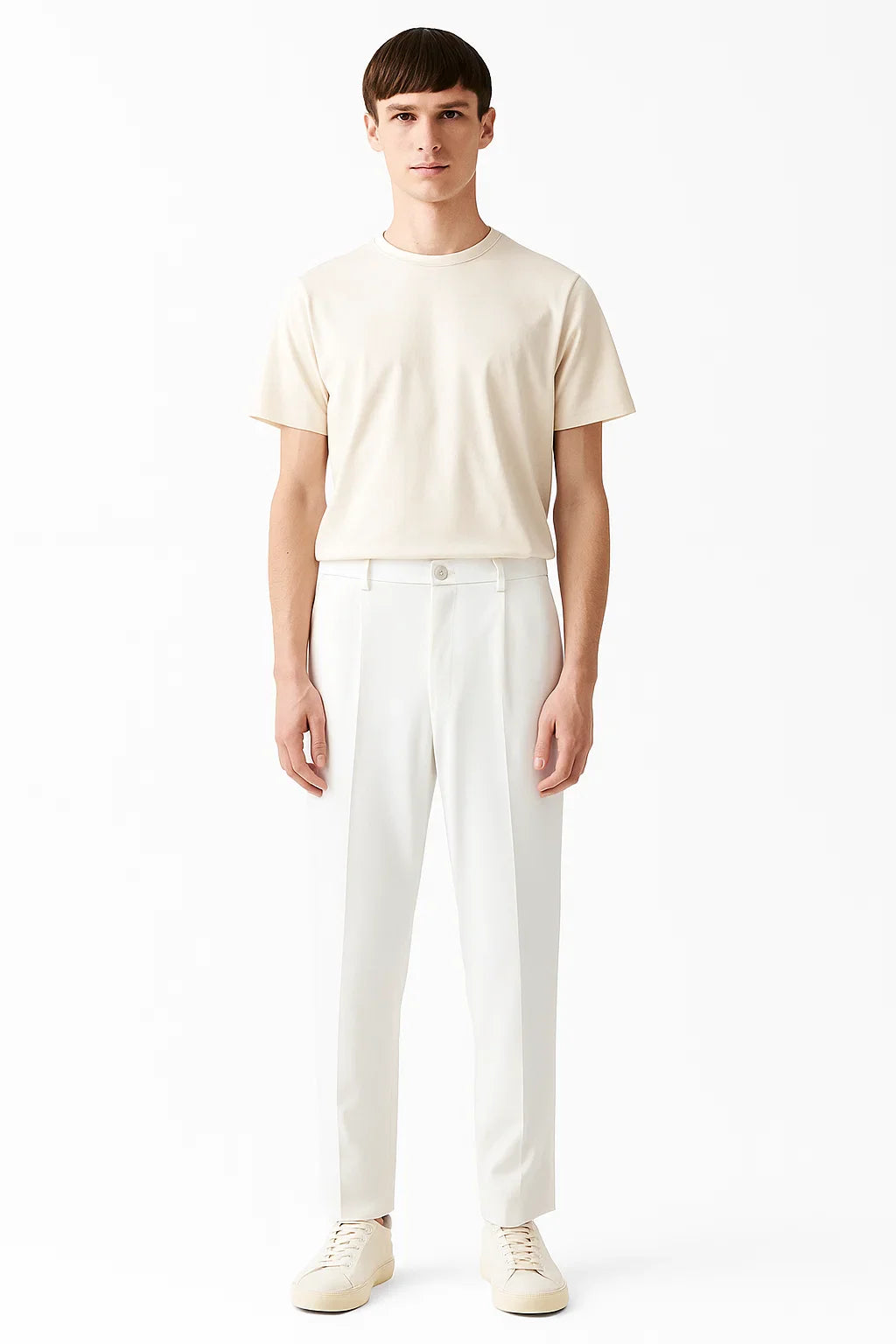 Men’s Classic Formal Pants – Slim Fit Dress Trousers with Stretch