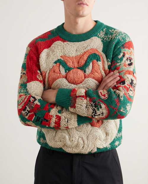 Grumpy Santa Crewneck Sweater