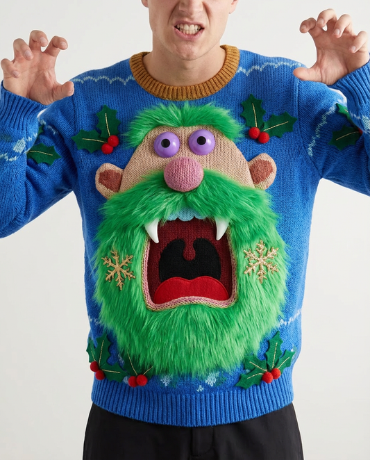 Santa Vampire Crewneck Sweater