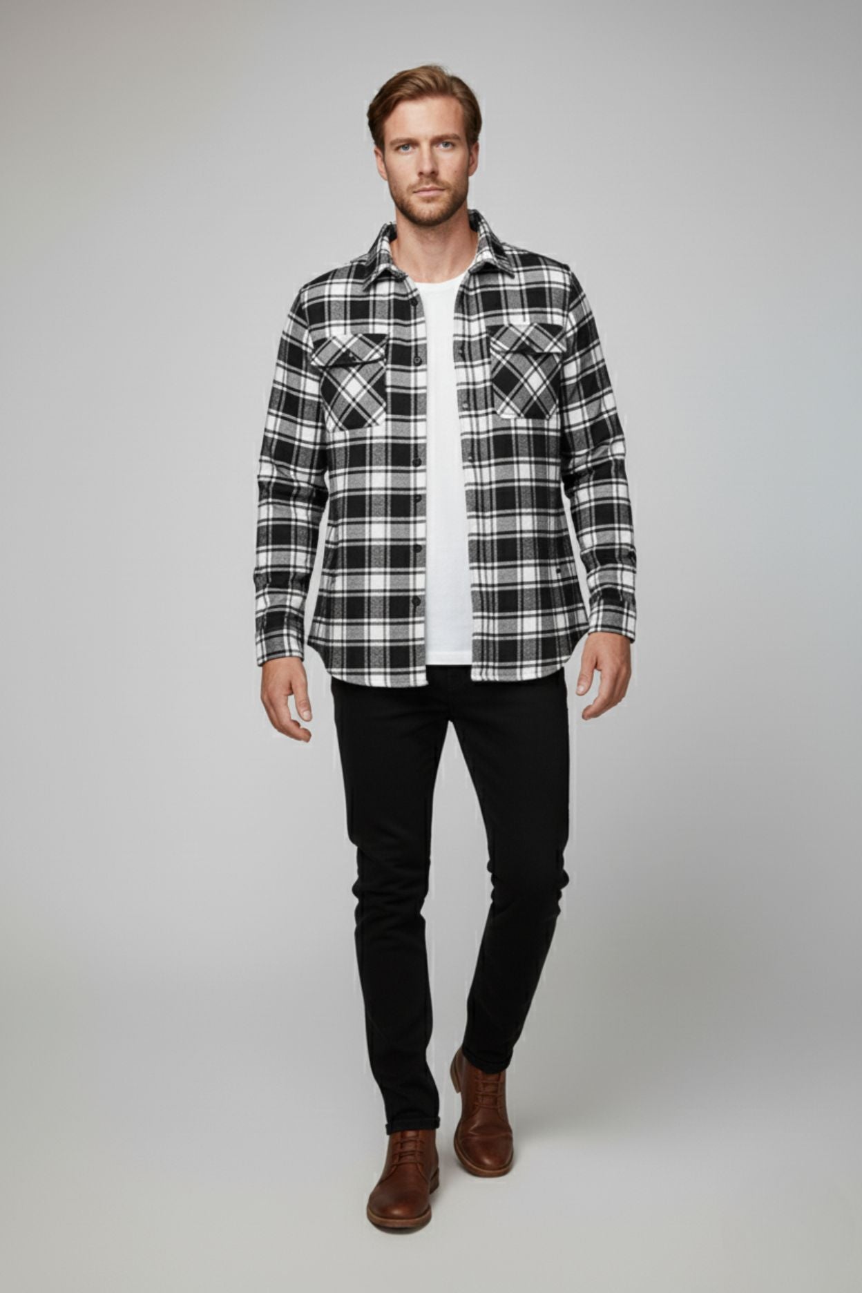 The Highland Black Overshirt