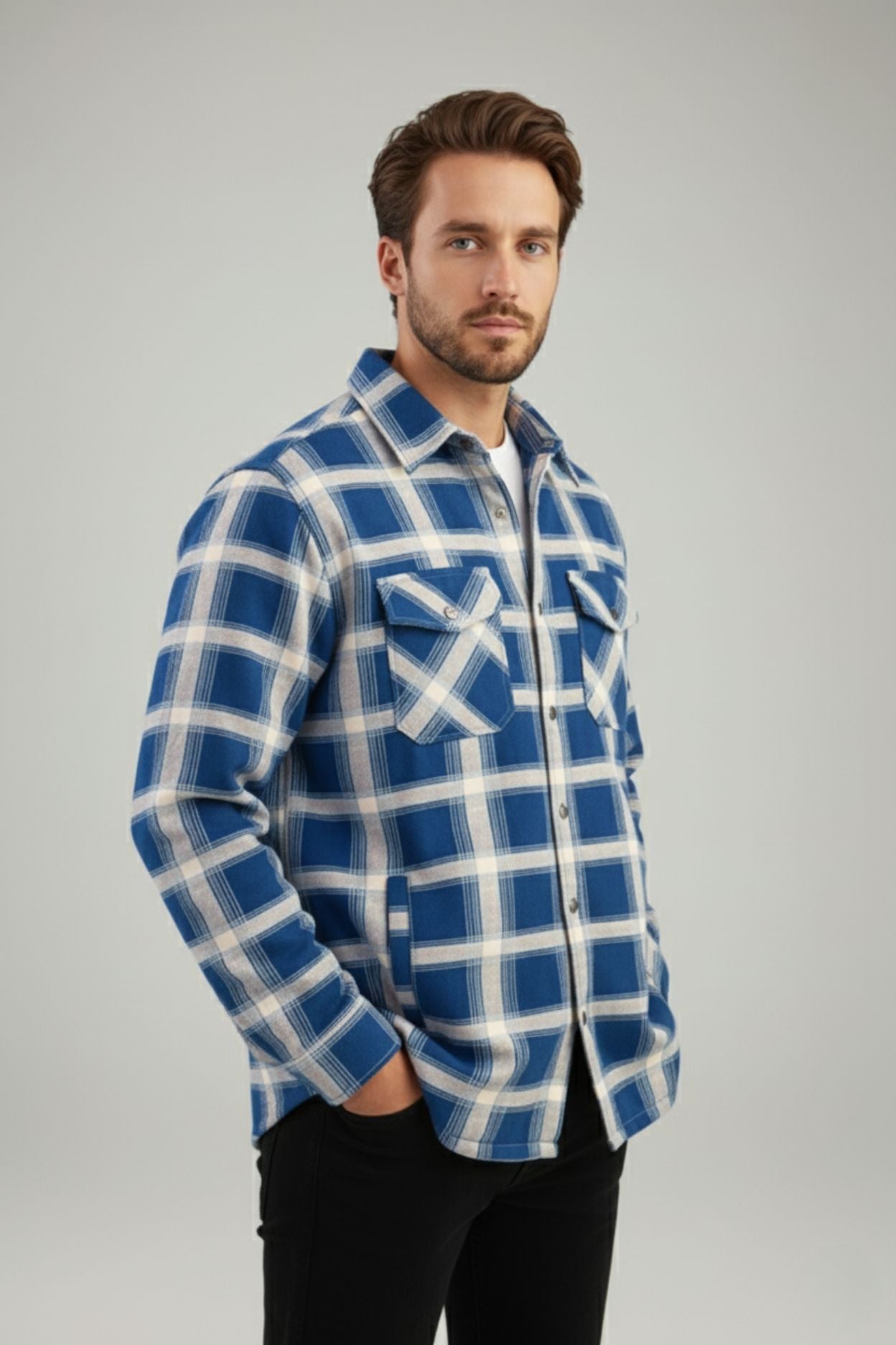 The Highland Blue Overshirt