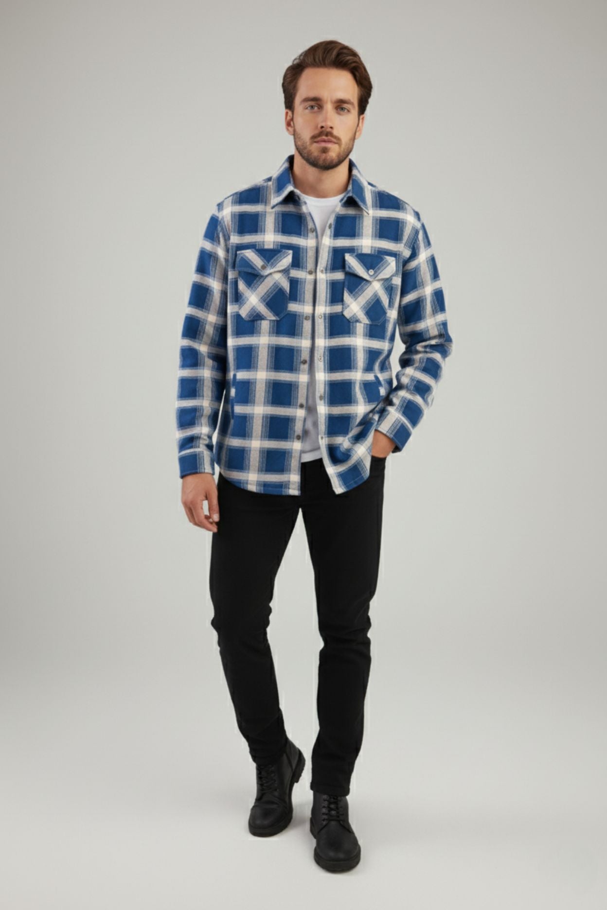 The Highland Blue Overshirt
